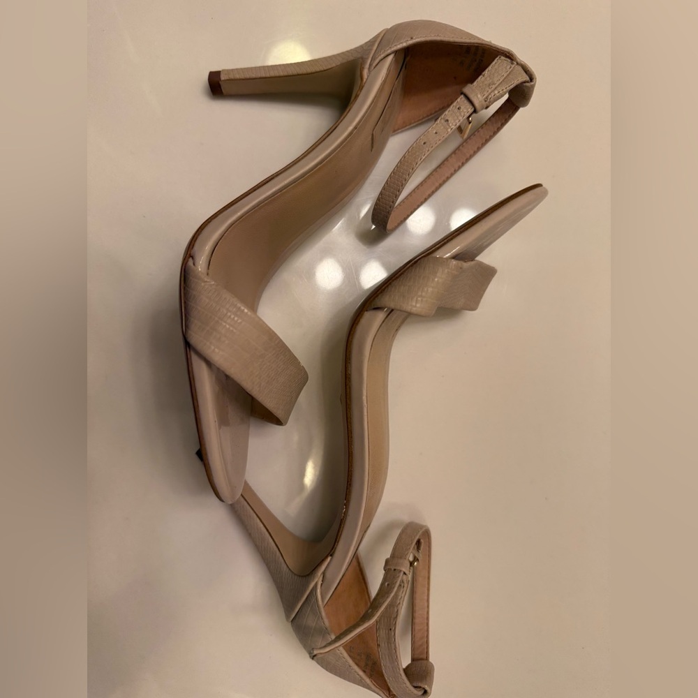 Aldo Strappy Nude Pumps